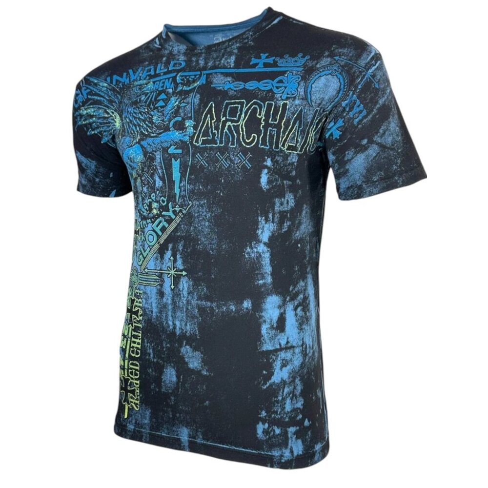Archaic By Affliction Men's T-shirt Hearth Biker Tattoo S-5XL - Picture 4 of 7